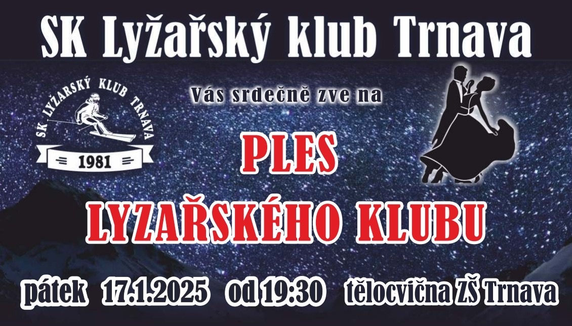 Ples lyžařského klubu Trnava